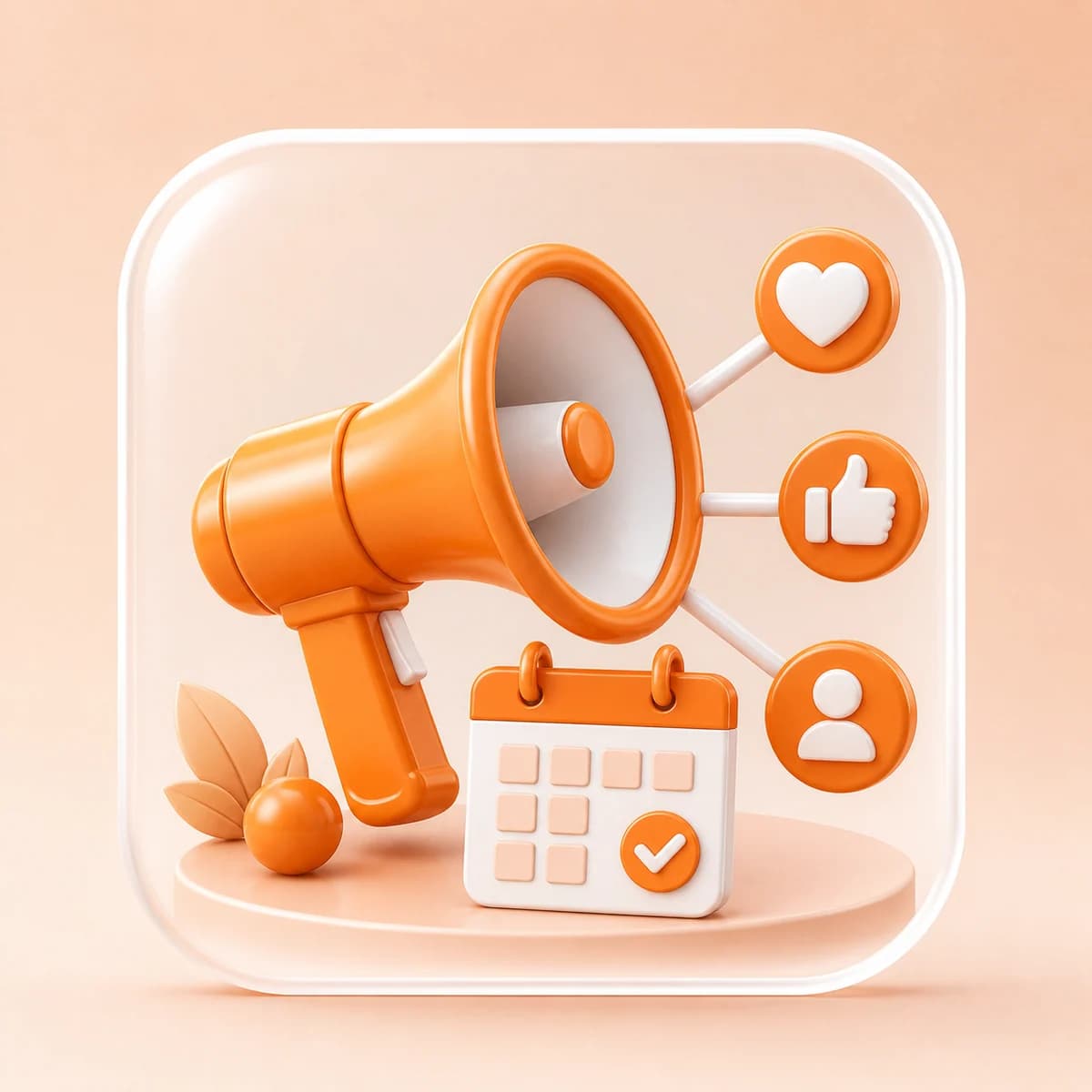 OneSocial product visual showing campaign briefs, AI content, scheduling, publishing, and analytics