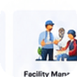 Facility management industry icon