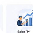Enterprise growth team industry icon
