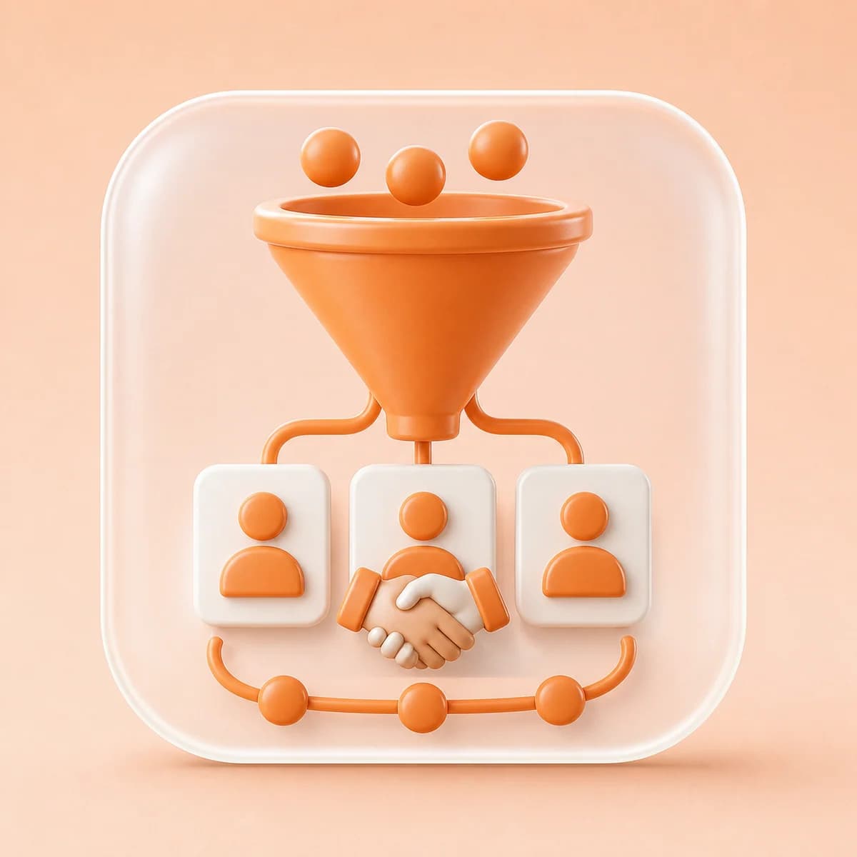 OneCRM product visual showing leads pipeline, customer management, follow-up workflows, and revenue reports